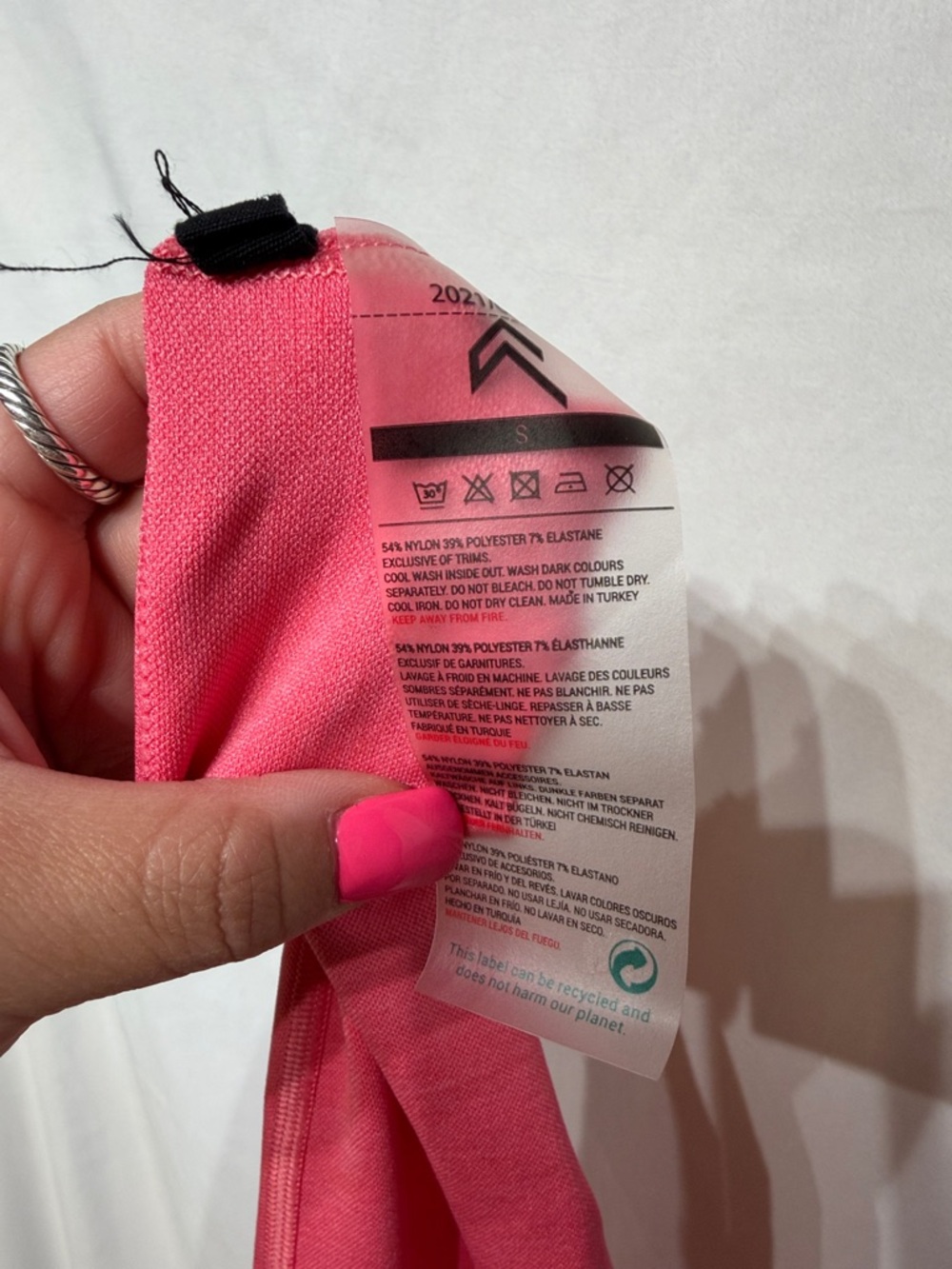 Oner Active Classic 2.0 Seamless Leggings Guava Marl Small - Picture 9 of 9